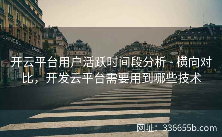 开云平台用户活跃时间段分析 - 横向对比，开发云平台需要用到哪些技术
