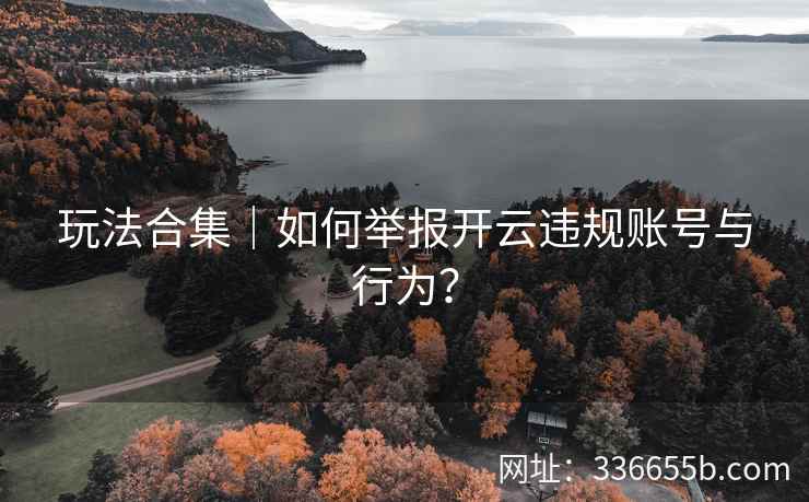 玩法合集|如何举报开云违规账号与行为? 玩法合集|如何举报开云违规账号与行为?
